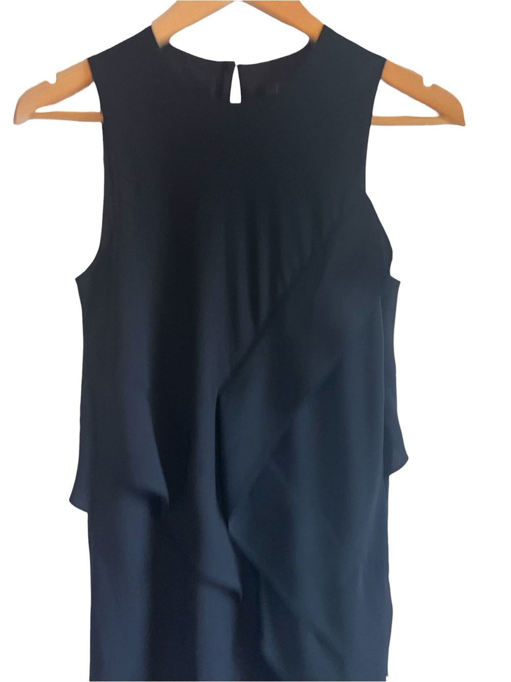 Judith & Charles bias cut ruffle front sleeveless midi dress excellent condition - Picture 3 of 11